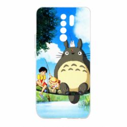 Чохол для Xiaomi Redmi 9 Totoro on fishing - PrintSalon