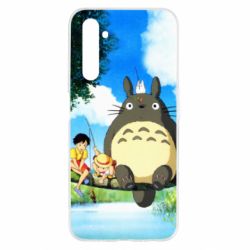 Чохол для Realme 6 Totoro on fishing - PrintSalon