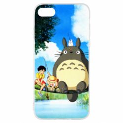 Чохол для iPhone SE 2022 Totoro on fishing - PrintSalon