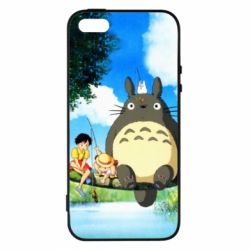 Чохол для iphone 5/5S/SE Totoro on fishing - PrintSalon
