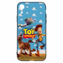 Чехол для iPhone XR Toy Story Buzz, Sheriff Woody and his horse Bulzai - PrintSalon