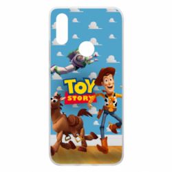 Чехол для Xiaomi Redmi 7 Toy Story Buzz, Sheriff Woody and his horse Bulzai - PrintSalon