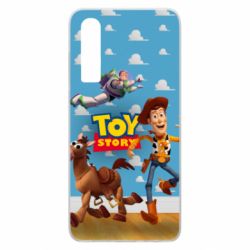 Чехол для Huawei P30 Toy Story Buzz, Sheriff Woody and his horse Bulzai - PrintSalon