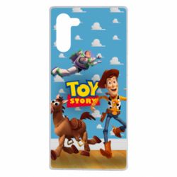 Чехол для Samsung Note 10 Toy Story Buzz, Sheriff Woody and his horse Bulzai - PrintSalon