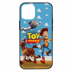 Чехол для iPhone 12 mini Toy Story Buzz, Sheriff Woody and his horse Bulzai - PrintSalon