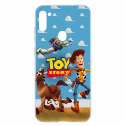Чехол для Samsung A11/M11 Toy Story Buzz, Sheriff Woody and his horse Bulzai - PrintSalon