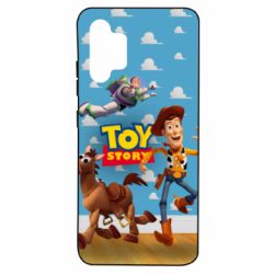 Чехол для Samsung A32 4G Toy Story Buzz, Sheriff Woody and his horse Bulzai - PrintSalon