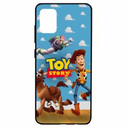 Чохол для Samsung A51 Toy Story Buzz, Sheriff Woody and his horse Bulzai-PrintSalon Чохол для Samsung A51 Toy Story Buzz, Sheriff Woody and his horse Bulzai