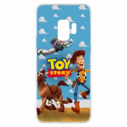 Чехол для Samsung S9 Toy Story Buzz, Sheriff Woody and his horse Bulzai - PrintSalon