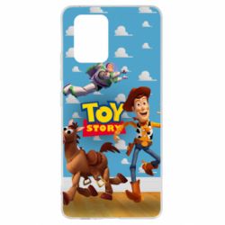 Чехол для Samsung S10 Lite Toy Story Buzz, Sheriff Woody and his horse Bulzai - PrintSalon