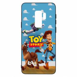 Чехол для Samsung S9+ Toy Story Buzz, Sheriff Woody and his horse Bulzai - PrintSalon