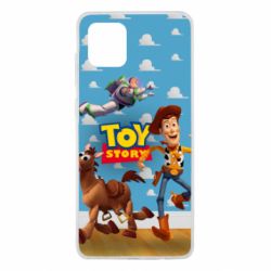 Чехол для Samsung Note 10 Lite Toy Story Buzz, Sheriff Woody and his horse Bulzai - PrintSalon