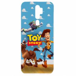 Чехол для Oppo A5/A9 2020 Toy Story Buzz, Sheriff Woody and his horse Bulzai - PrintSalon