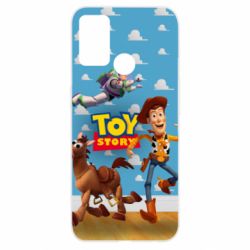 Чехол для Oppo A52/A72/A92 Toy Story Buzz, Sheriff Woody and his horse Bulzai - PrintSalon