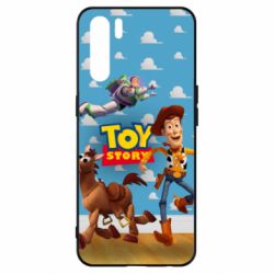 Чохол для Oppo A91 / Reno3Toy Story Buzz, Sheriff Woody and his horse Bulzai