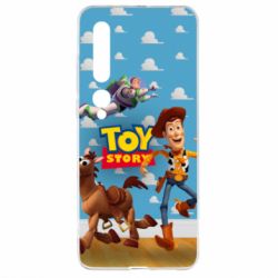 Чехол для Xiaomi Mi10/10 Pro Toy Story Buzz, Sheriff Woody and his horse Bulzai - PrintSalon