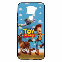 Чехол для Xiaomi Redmi Note 9/Redmi 10X Toy Story Buzz, Sheriff Woody and his horse Bulzai - PrintSalon