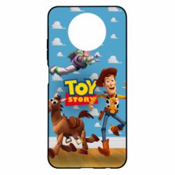 Чехол для Xiaomi Redmi Note 9 5G/Redmi Note 9T Toy Story Buzz, Sheriff Woody and his horse Bulzai - PrintSalon