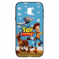 Чехол для Samsung J3 2017 Toy Story Buzz, Sheriff Woody and his horse Bulzai - PrintSalon