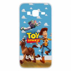 Чохол для Samsung J3 2016 Toy Story Buzz, Sheriff Woody and his horse Bulzai