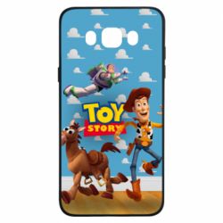 Чехол для Samsung J7 2016 Toy Story Buzz, Sheriff Woody and his horse Bulzai - PrintSalon