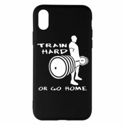 Чохол для iPhone X/Xs Train Hard or Go Home - PrintSalon