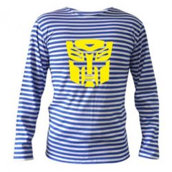 Тельняшка с длинным рукавом Трансформеры Автоботы - PrintSalon