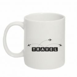 Чашка 320ml Travel and airplanes