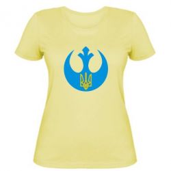 Женская футболка Трезубец - PrintSalon