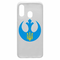 Чехол для Samsung A40 Трезубец - PrintSalon