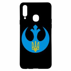 Чехол для Samsung A20s Трезубец - PrintSalon