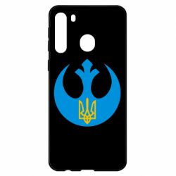 Чехол для Samsung A21 Трезубец - PrintSalon
