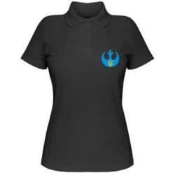 Женское поло Трезубец - PrintSalon