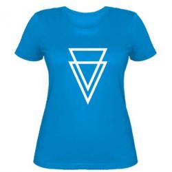 Женская футболка Triangles - PrintSalon
