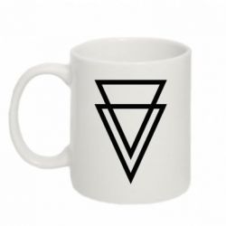 Чашка 320ml Triangles-PrintSalon Чашка 320ml Triangles
