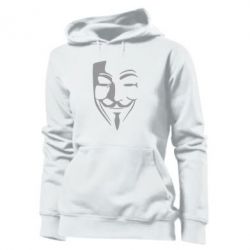 Женское худи Tribal anonymous - PrintSalon
