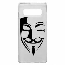 Чехол для Samsung S10+ Tribal anonymous - PrintSalon