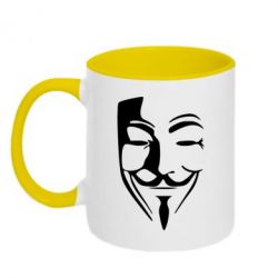 Чашка двокольорова Tribal anonymous