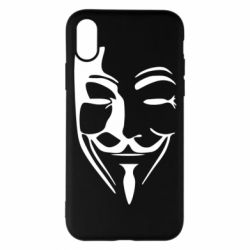 Чехол для iPhone X/Xs Tribal anonymous - PrintSalon