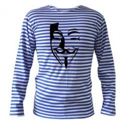 Тельняшка с длинным рукавом Tribal anonymous - PrintSalon