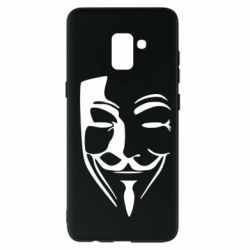 Чехол для Samsung A8+ 2018 Tribal anonymous - PrintSalon