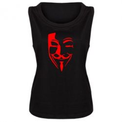 Женская майка Tribal anonymous - PrintSalon