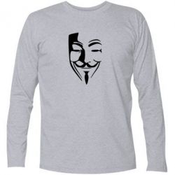 Футболка с длинным рукавом Tribal anonymous - PrintSalon