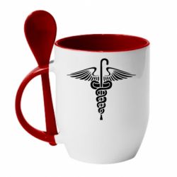 Чашка з ложкою Символ - PrintSalon