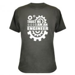 Камуфляжная футболка Trust me, i am an engineer - PrintSalon