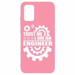 Чехол для Samsung A02s/M02s Trust me, i am an engineer - PrintSalon