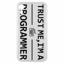 Чехол для iPhone XR Trust me, i'm a programmer - PrintSalon