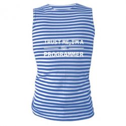 Майка-тельняшка Trust me, i'm a programmer - PrintSalon