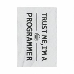 Полотенце с принтом Trust me, i'm a programmer - PrintSalon