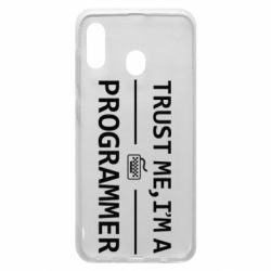 Чехол для Samsung A30 Trust me, i'm a programmer - PrintSalon
